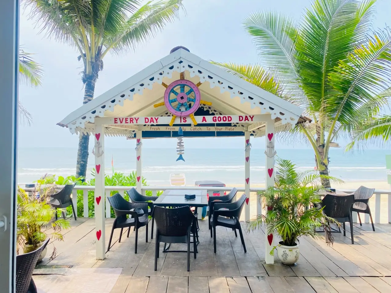 Dine at Fisherman Pele Beach-Front Bar & Restaurant.